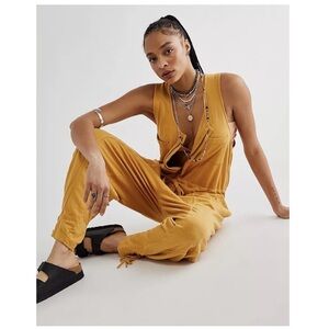 FP ONE Women's Mustard Jumpsuit SIZE XS